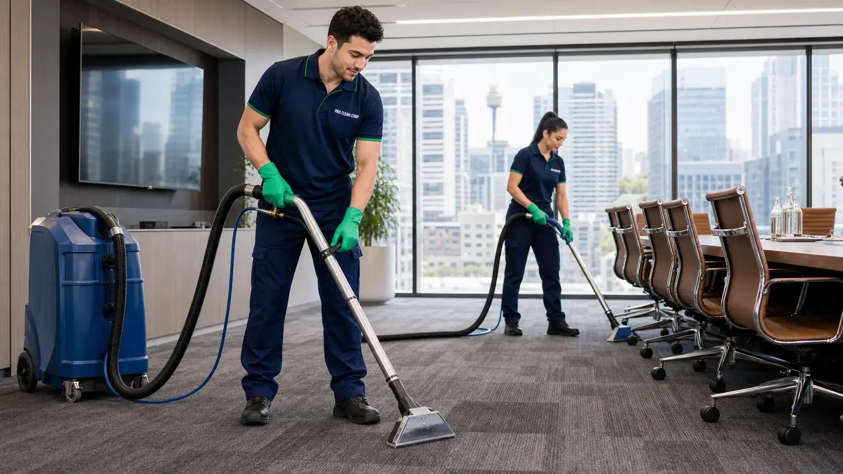 Our Cleaning Process in Action